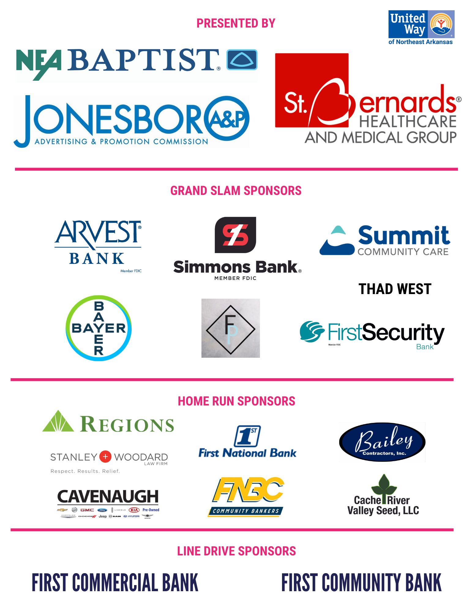 Sponsors