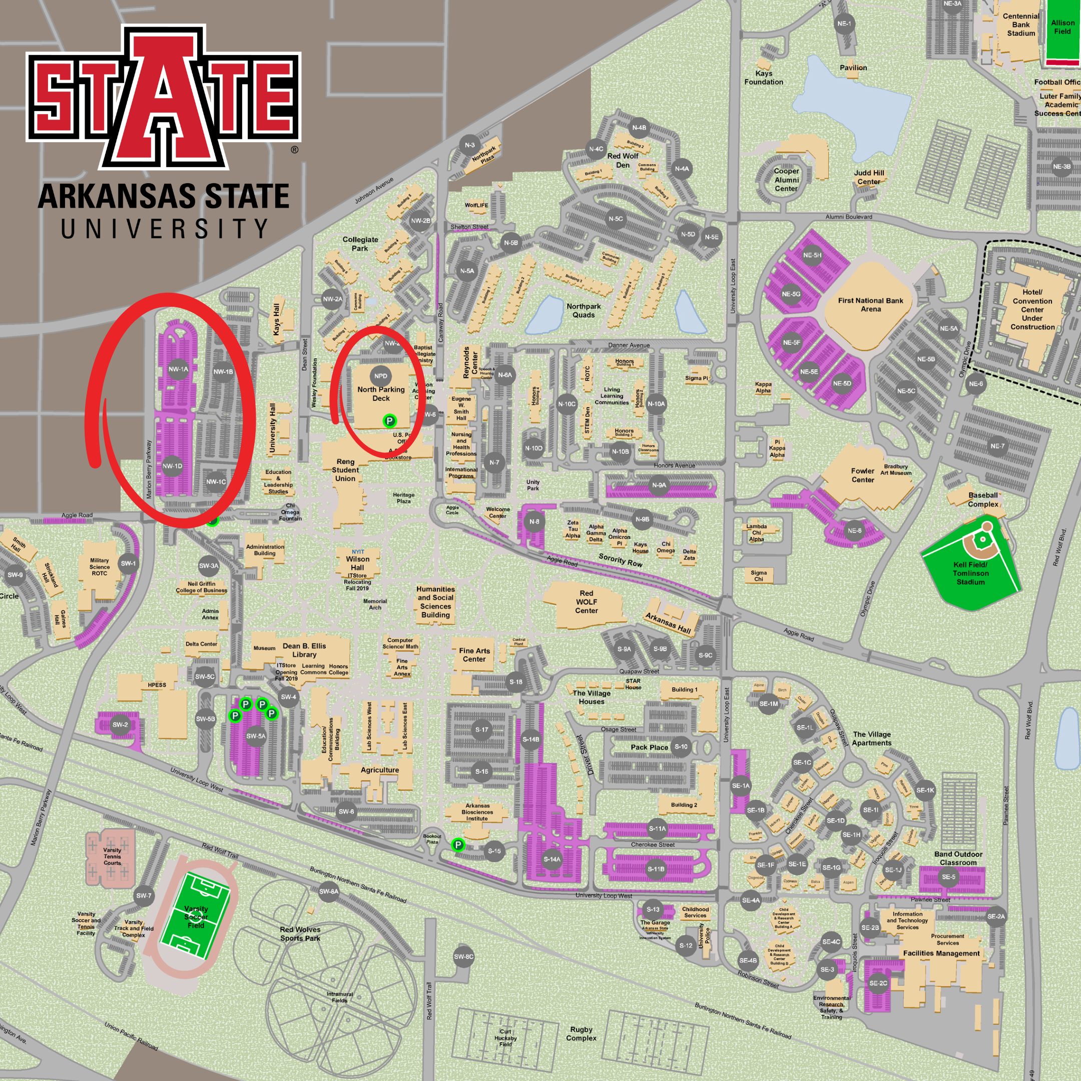 astate map